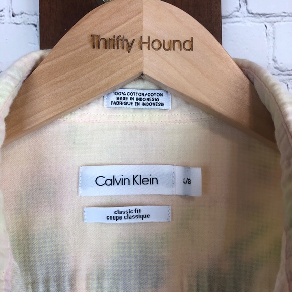 THE SOFTEST Calvin Klein bleached flannel ever - Picture 2 of 3